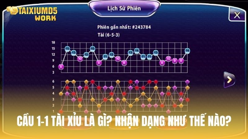 Cầu 1-1 tài xỉu và cách nhận dạng đơn giản
