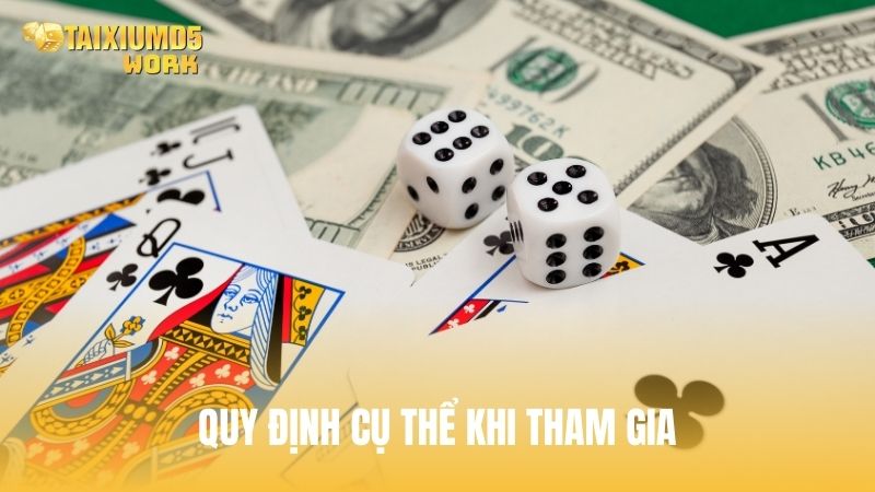 Quy định cụ thể khi tham gia vào nền tảng MD5