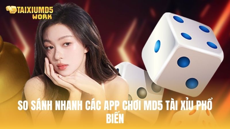So sánh và lựa chọn các app chơi Tài Xỉu MD5 được đánh giá cao
