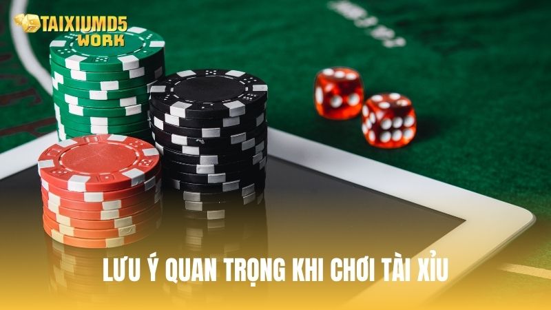 Lưu ý quan trọng khi tham gia Tài Xỉu trên môi trường trực tuyến